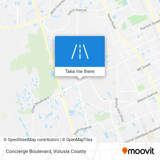 Concierge Boulevard map