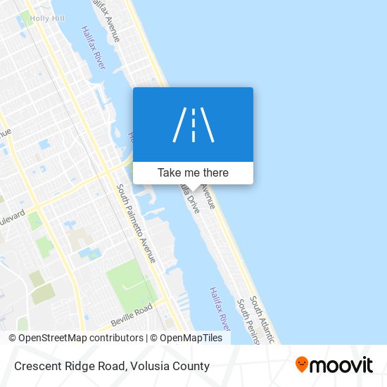 Crescent Ridge Road map