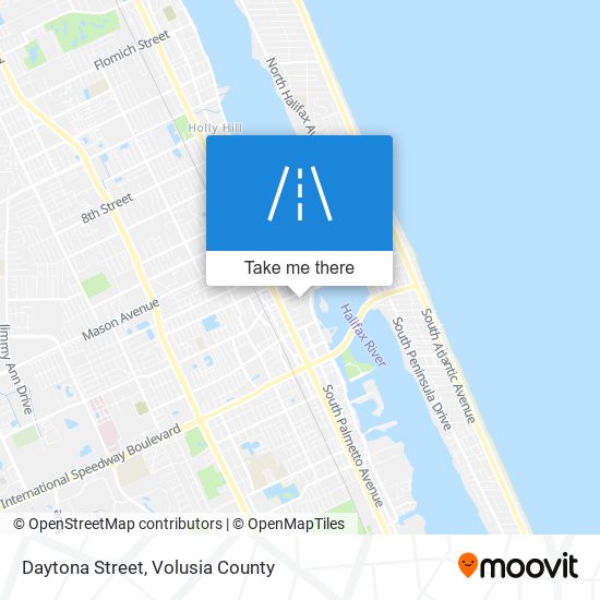 Daytona Street map