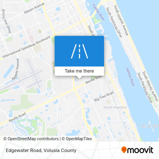 Edgewater Road map