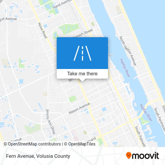 Fern Avenue map