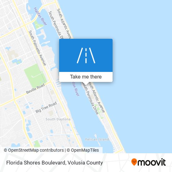 Florida Shores Boulevard map