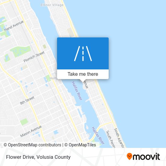 Flower Drive map