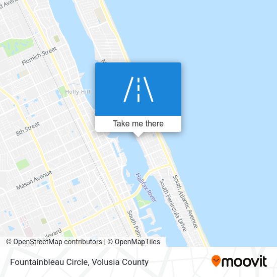 Fountainbleau Circle map