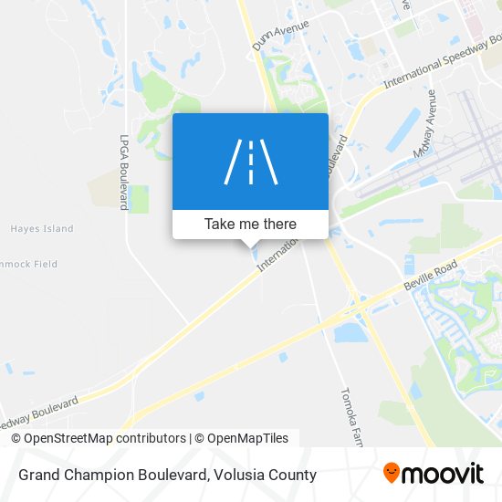 Mapa de Grand Champion Boulevard