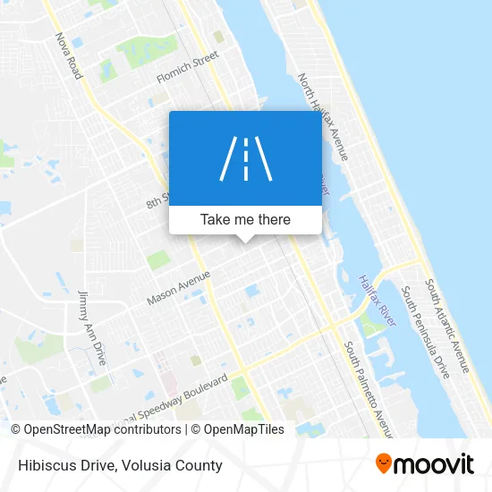 Hibiscus Drive map