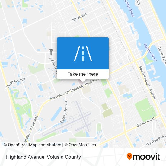 Mapa de Highland Avenue