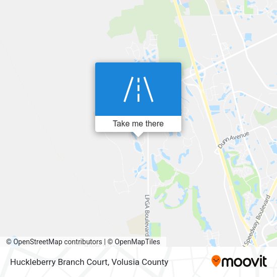 Mapa de Huckleberry Branch Court