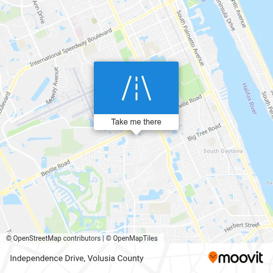 Independence Drive map