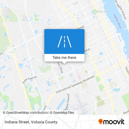 Indiana Street map