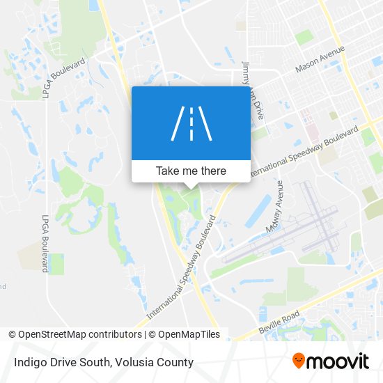 Indigo Drive South map