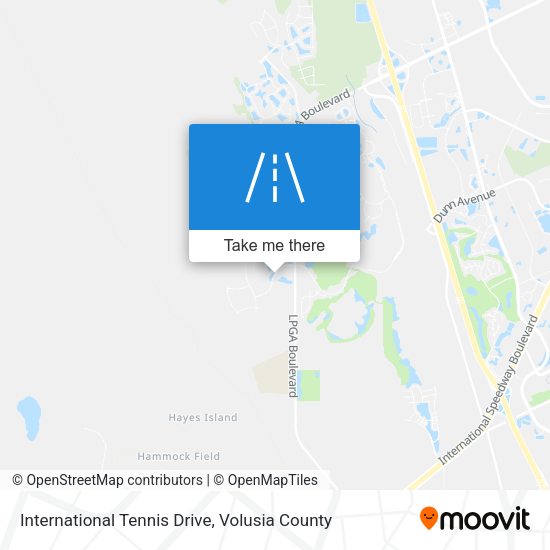 International Tennis Drive map