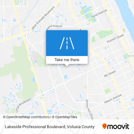 Mapa de Lakeside Professional Boulevard