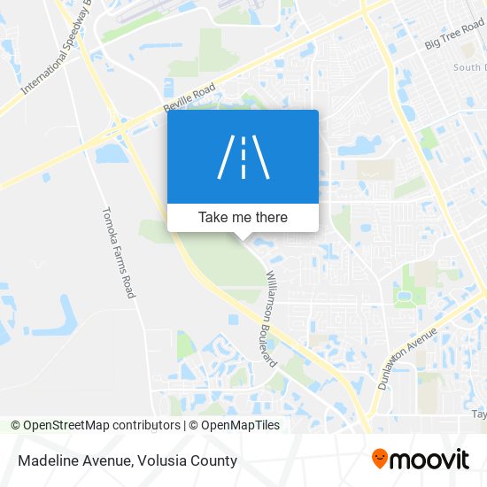 Mapa de Madeline Avenue