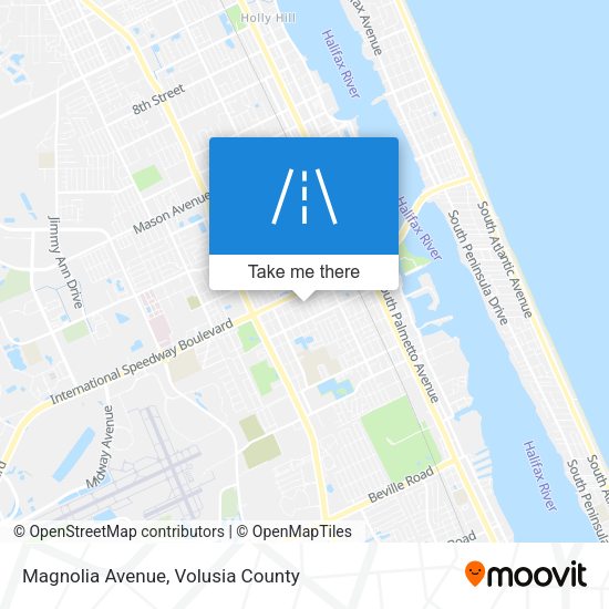 Magnolia Avenue map