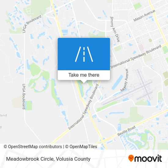 Meadowbrook Circle map