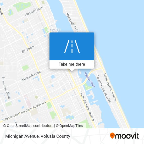 Michigan Avenue map