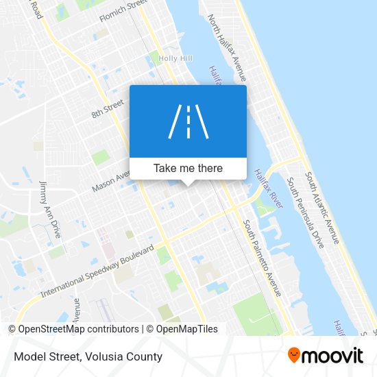 Model Street map