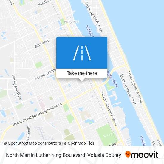 Mapa de North Martin Luther King Boulevard