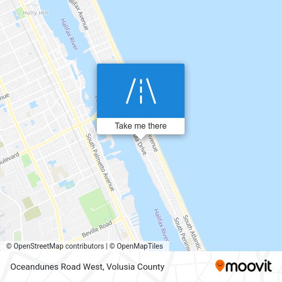 Oceandunes Road West map