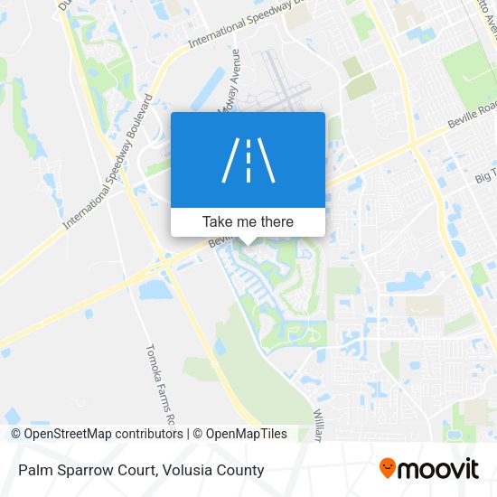 Palm Sparrow Court map