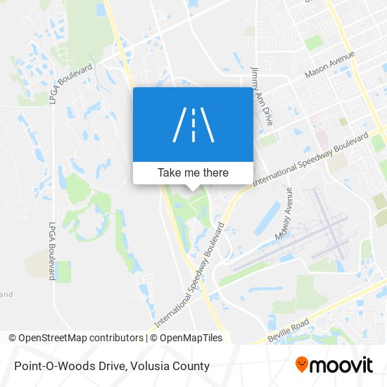 Point-O-Woods Drive map