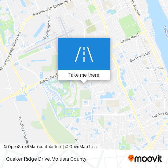 Mapa de Quaker Ridge Drive