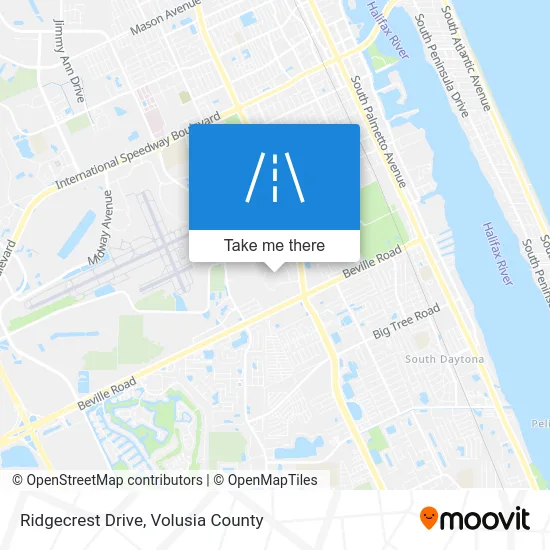 Ridgecrest Drive map