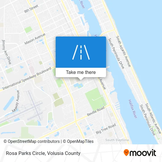 Rosa Parks Circle map