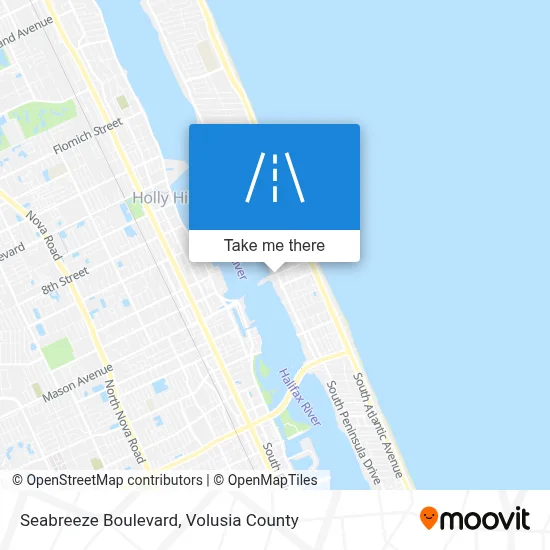 Seabreeze Boulevard map