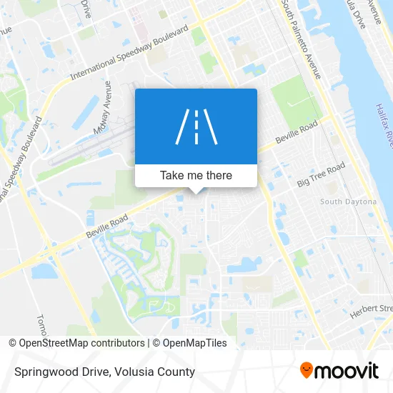 Springwood Drive map