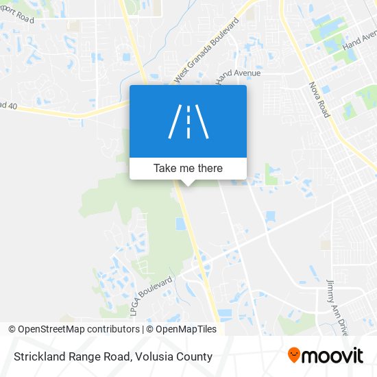 Mapa de Strickland Range Road