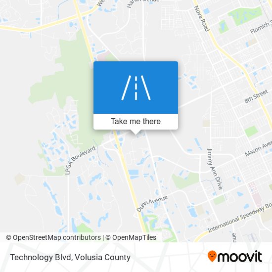 Mapa de Technology Blvd