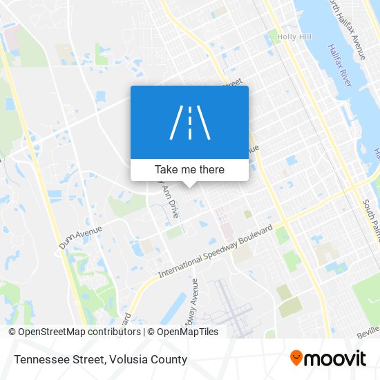 Tennessee Street map