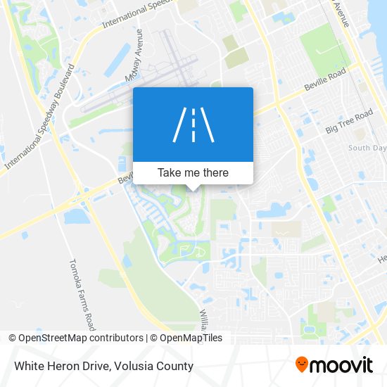 White Heron Drive map