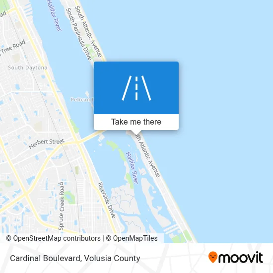 Cardinal Boulevard map