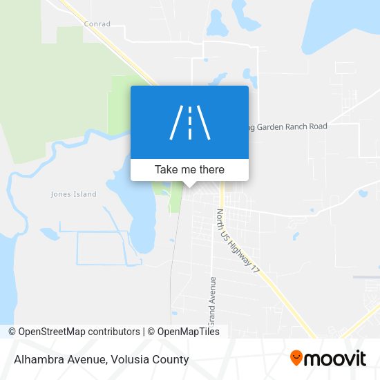Alhambra Avenue map