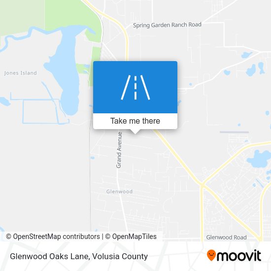 Mapa de Glenwood Oaks Lane