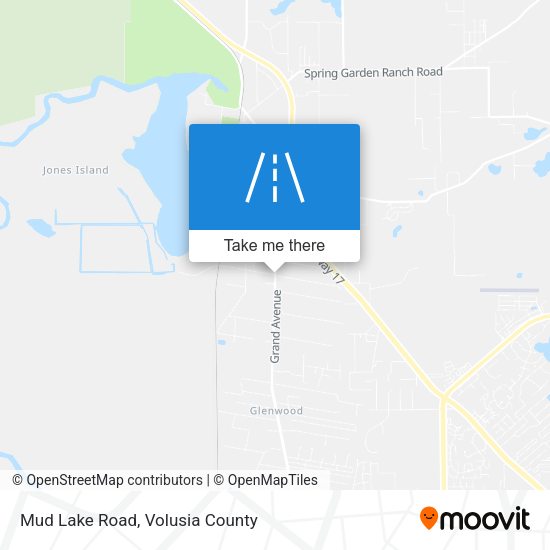 Mud Lake Road map