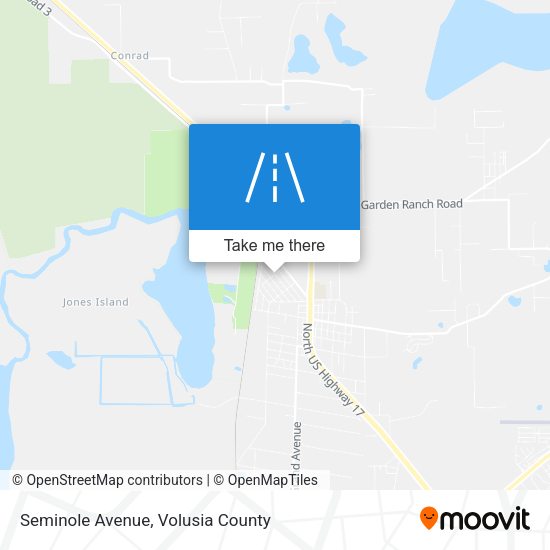 Seminole Avenue map