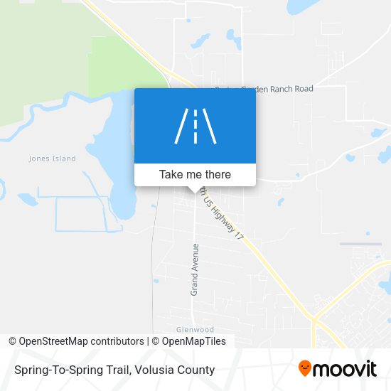 Spring-To-Spring Trail map