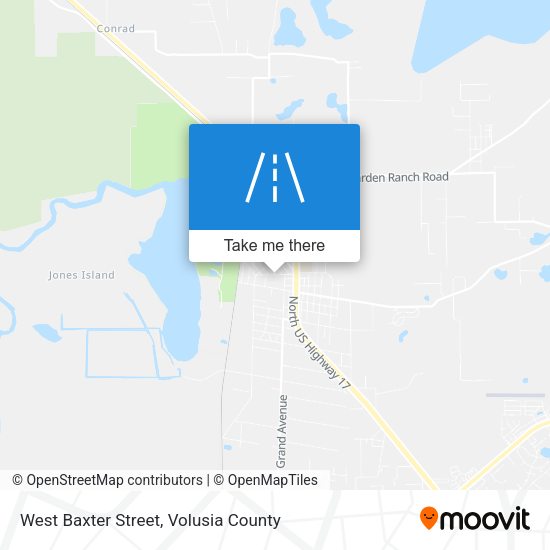 Mapa de West Baxter Street
