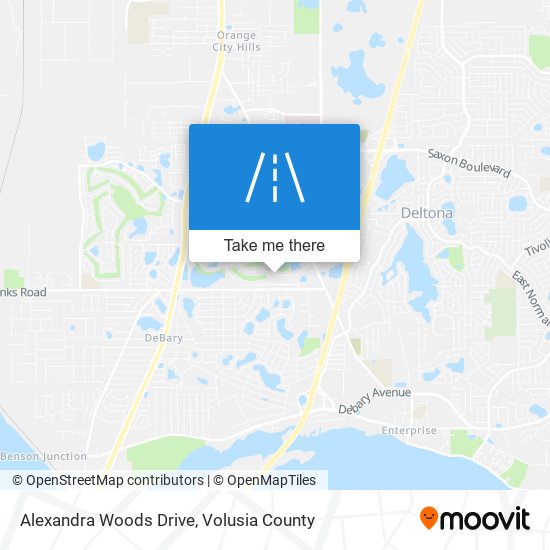 Alexandra Woods Drive map