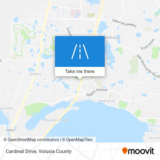 Mapa de Cardinal Drive