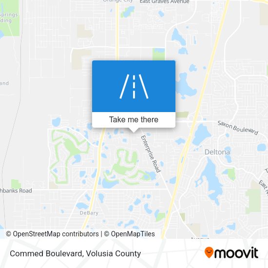 Commed Boulevard map