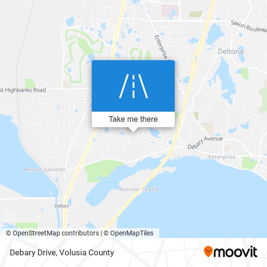 Mapa de Debary Drive