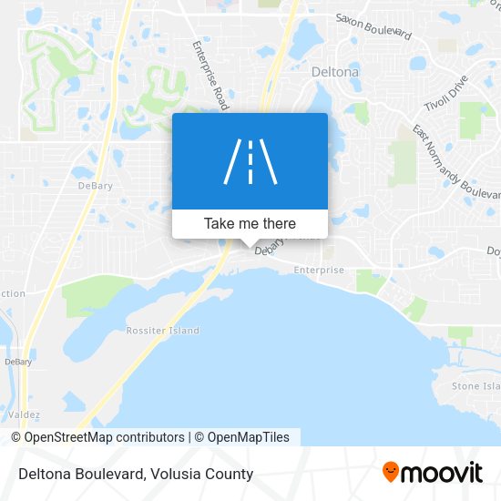 Mapa de Deltona Boulevard