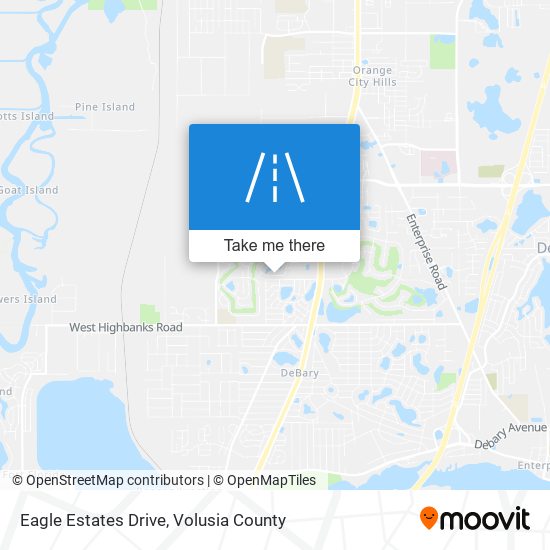 Eagle Estates Drive map