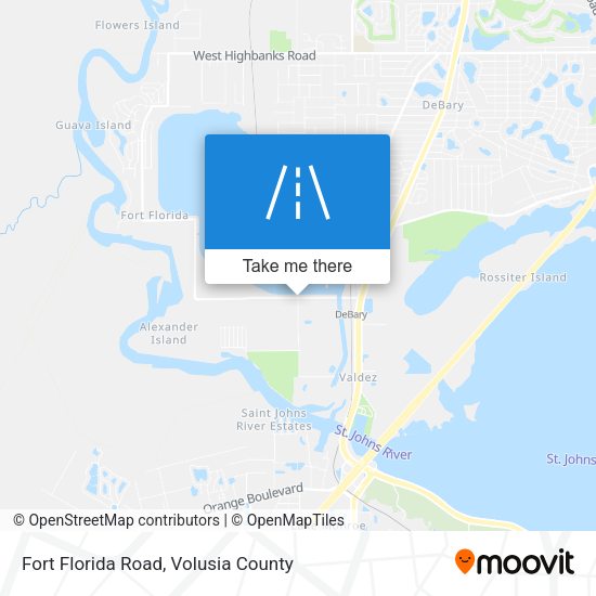 Fort Florida Road map