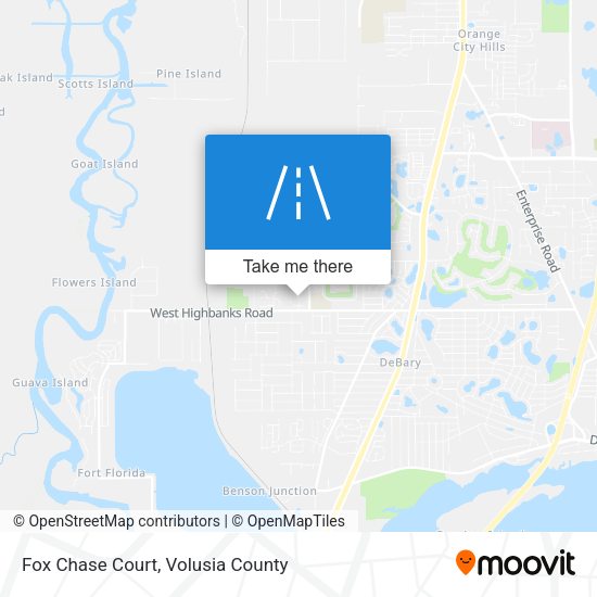 Mapa de Fox Chase Court